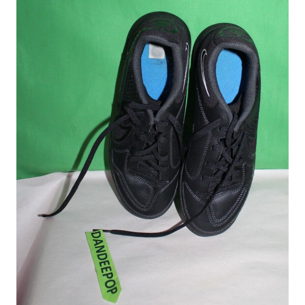 Nike Black Tiempo Legend Indoor Cleat Shoes US5 DA1189-001 Soccer Sport